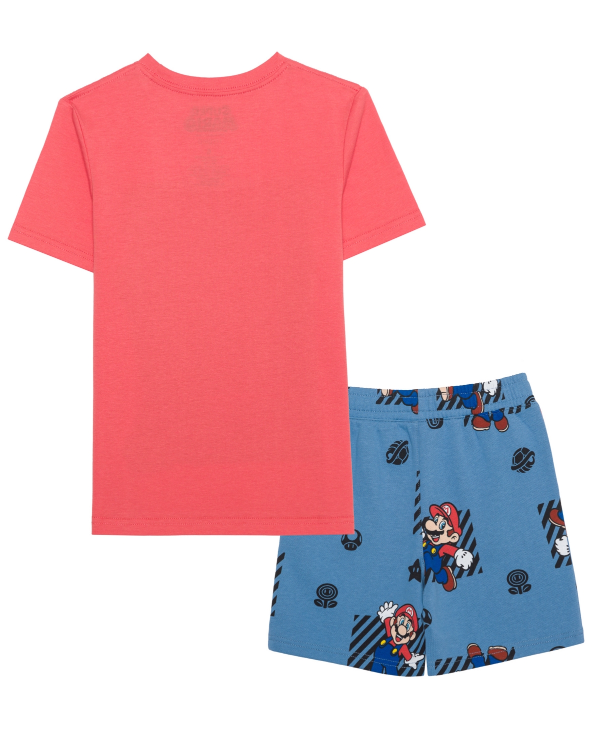 Hybrid Toddler and Little Boys Super Mario Short Sleeve T-shirt and Shorts, 2 Pc Set
