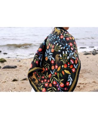 Double Sided Silk Scarf of Night Imagination