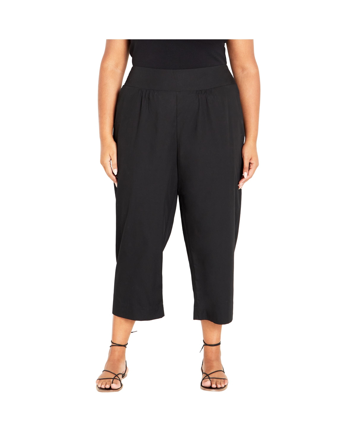 Plus Size Justice High Waist Pant - French navy
