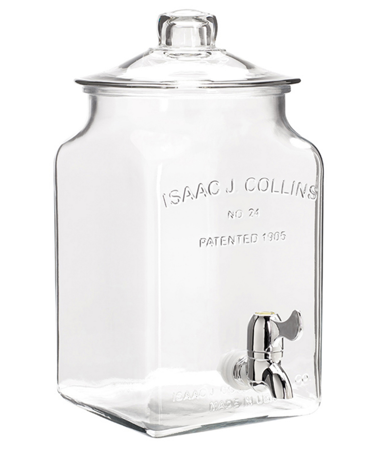 Anchor Hocking 1.5 Gal. I.j. Collins Beverage Dispenser With Spigot And Glass Lid