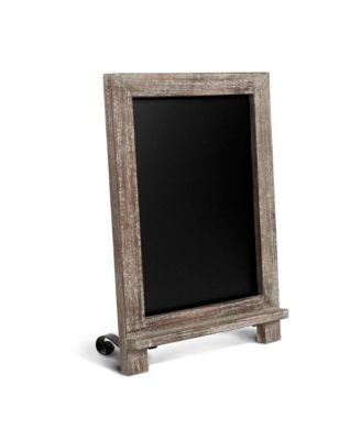 Hanging Or Tabletop Chalkboard With Legs/Wedding Table Sign/Kitchen Countertop Memo Board