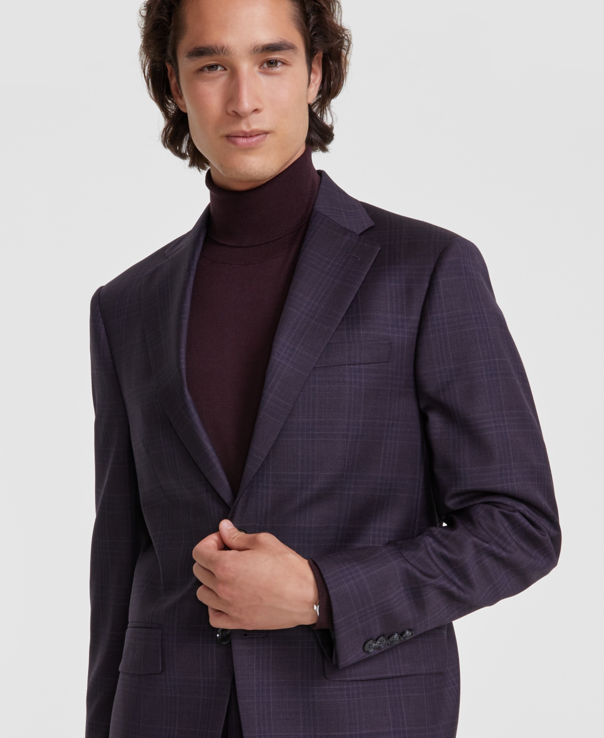 Calvin klein stretch suit separates discount