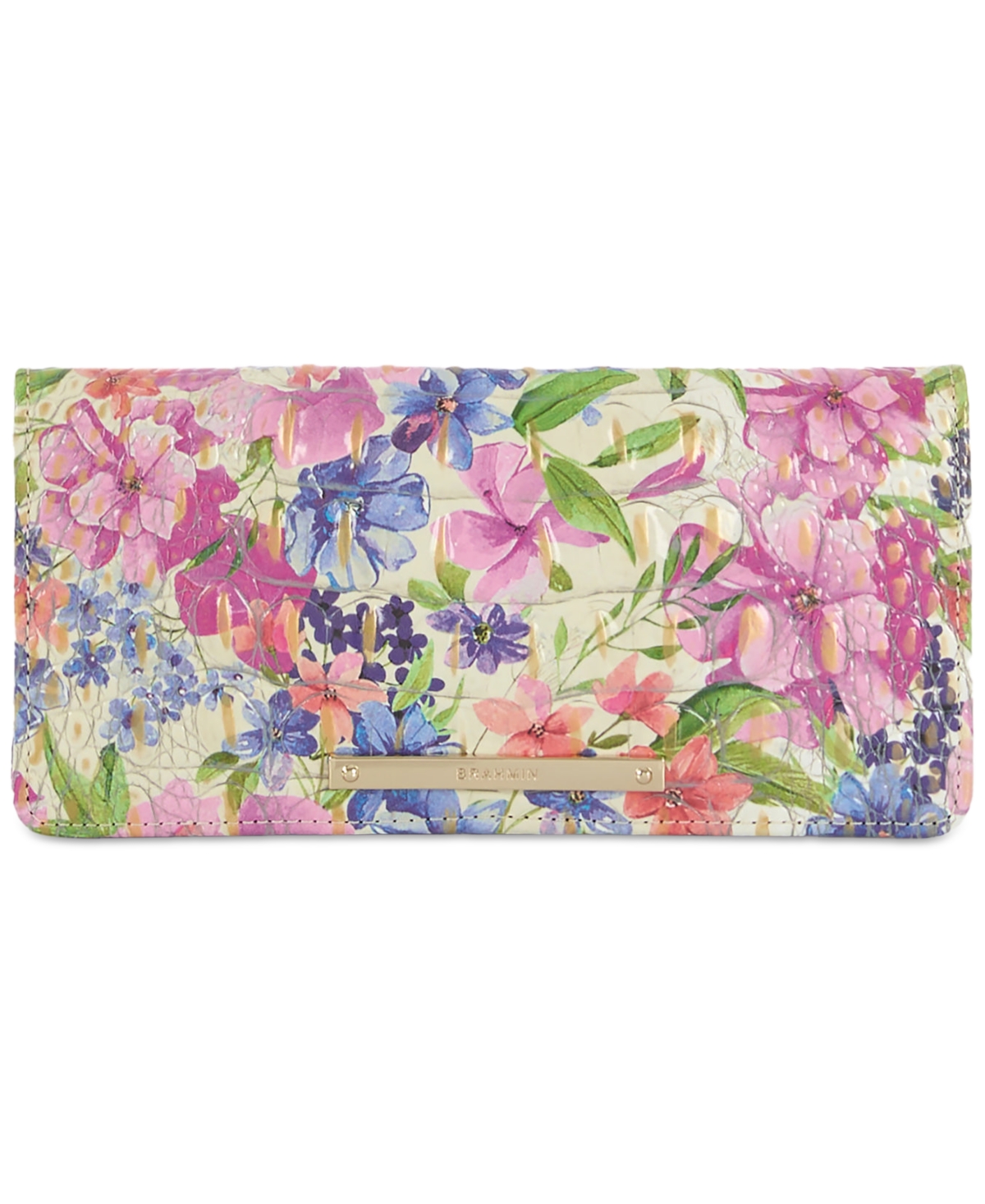 Adelle Ombre Melbourne Embossed Leather Wallet - Homegrown