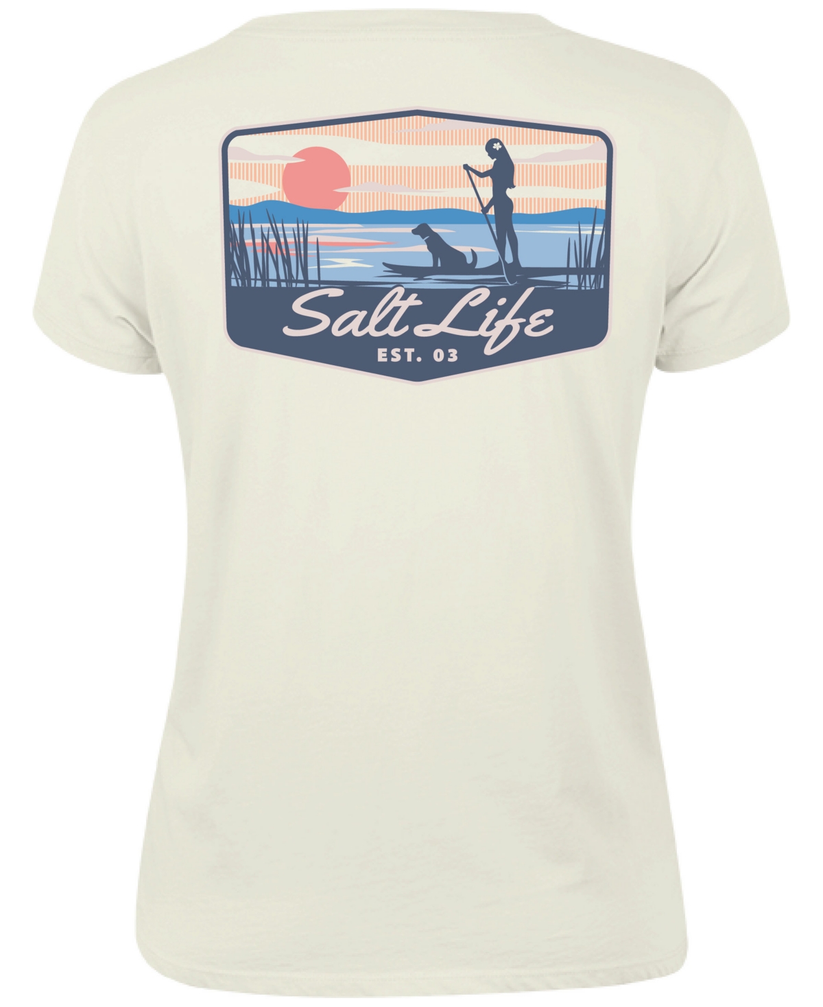 Salt Life Women's Doggy Days Cotton Short-Sleeve T-Shirt
