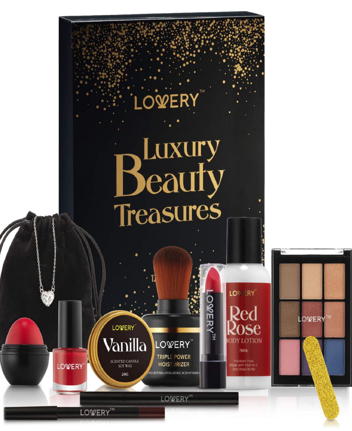 13-Pc. Luxury Beauty Treasures Body Care & Makeup Gift Set
