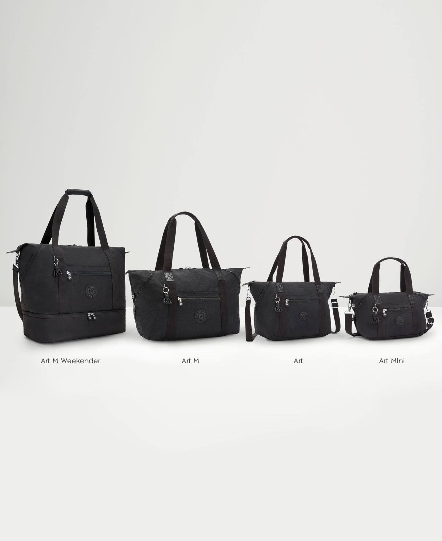Женская сумка Kipling Art Medium Weekender, цвет: Чёрный — фото 17