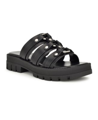 【NINE WEST】Cazz Fisherman スライド サンダル Cazz Fisherman Slide Sandals – Nine West