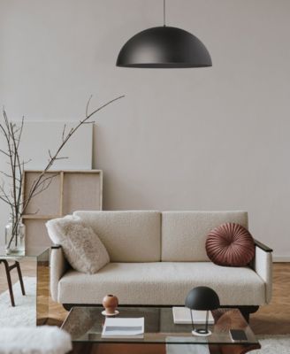 10" Metal Ofelia 1 Light Large Pendant