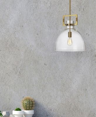 16.75" Metal Liberty 1 Light Pendant