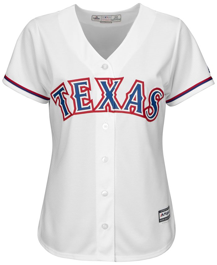 Texas Rangers Button-Up Baseball Jersey - Royal