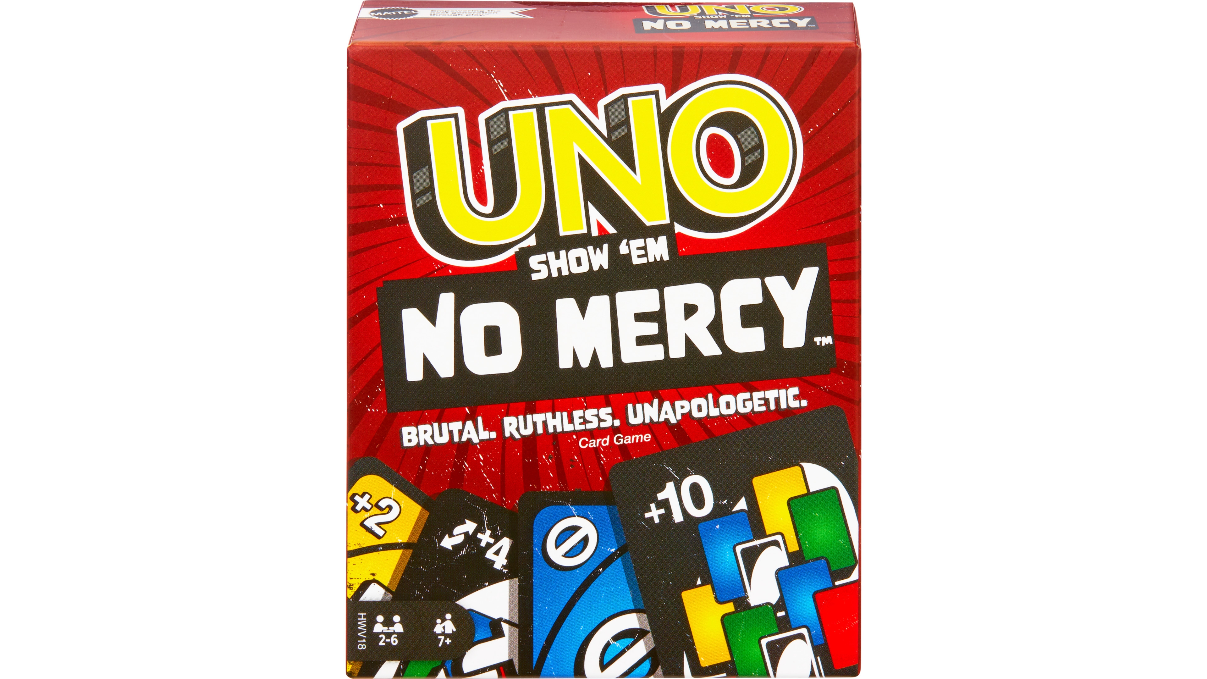 Uno Show ‘em No Mercy Card Game for Kids, Adults Family Night, Parties and Travel