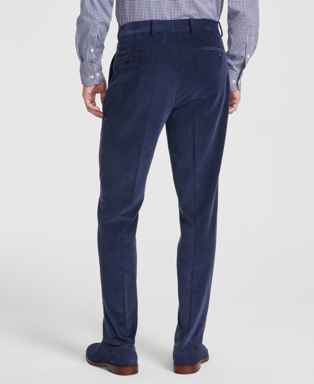 Tommy Hilfiger Men's Relaxed Modern-Fit Pleated Corduroy Suit Pants