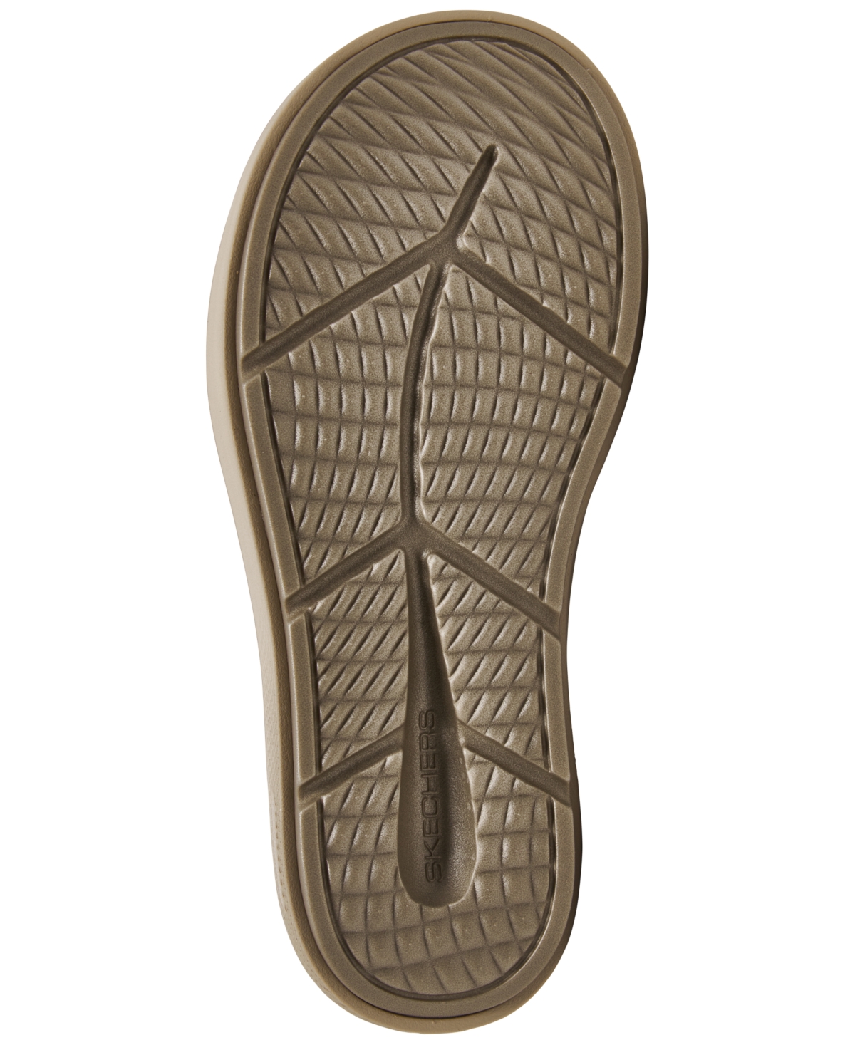 Shop Skechers Women's Go Recover Refresh Slide Sandals From Finish Line In Taupe