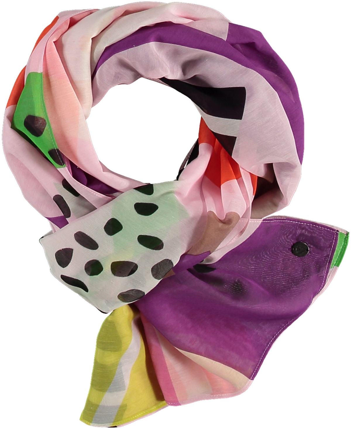 Fraas Women's Graphic Fruit Scarf In Orchid Pink