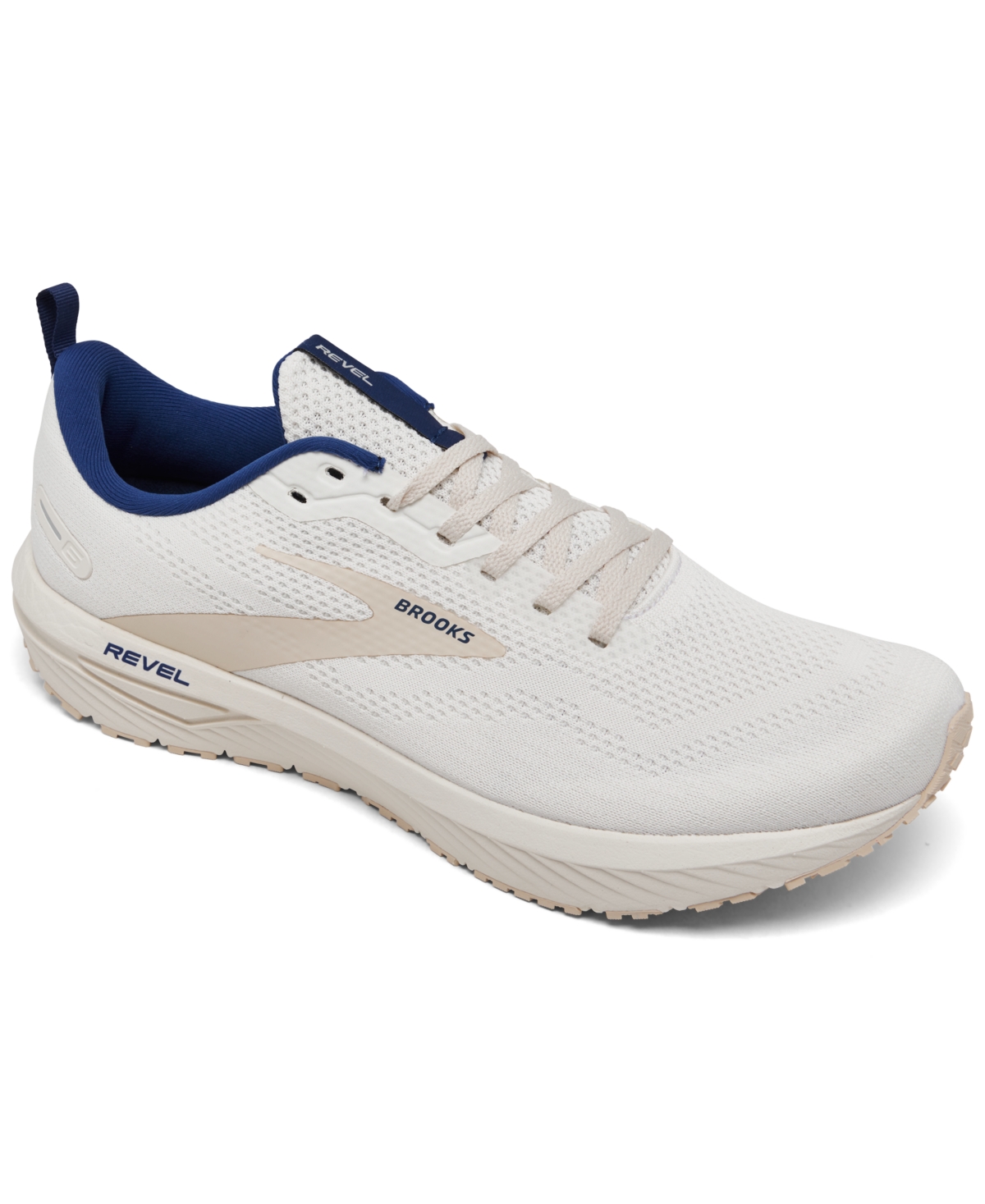 Men's Revel 6 Running Sneakers from Finish Line - White, Marshmallow, Blue