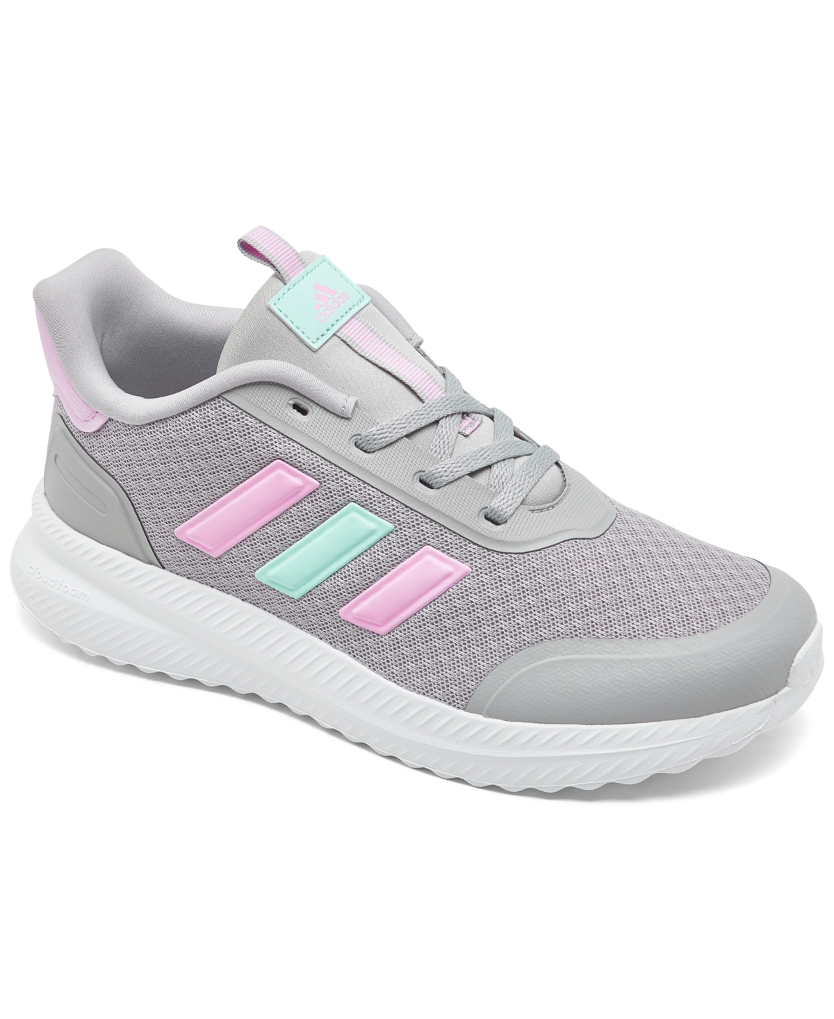 Adidas Originals Kids' Originals Big Girls Xplr Casual Sneakers From Finish Line In Gray Two,bliss Lilac,semi