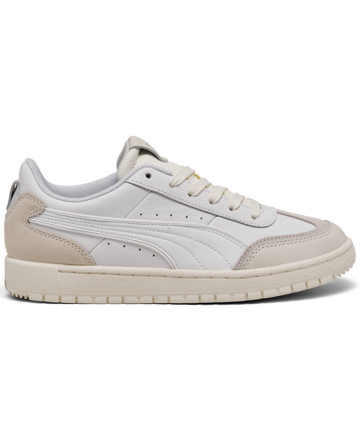 Shop Puma Women's Premier Court Casual Sneakers From Finish Line In White,vapor Gray
