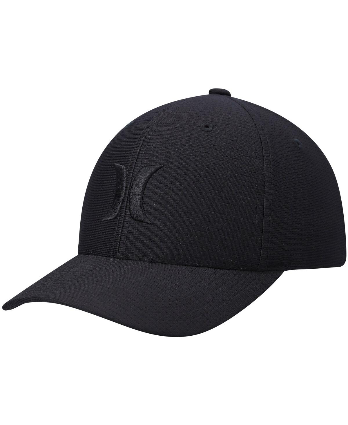 Hurley Men's  Black H2o-dri Pismo Flex Fit Hat
