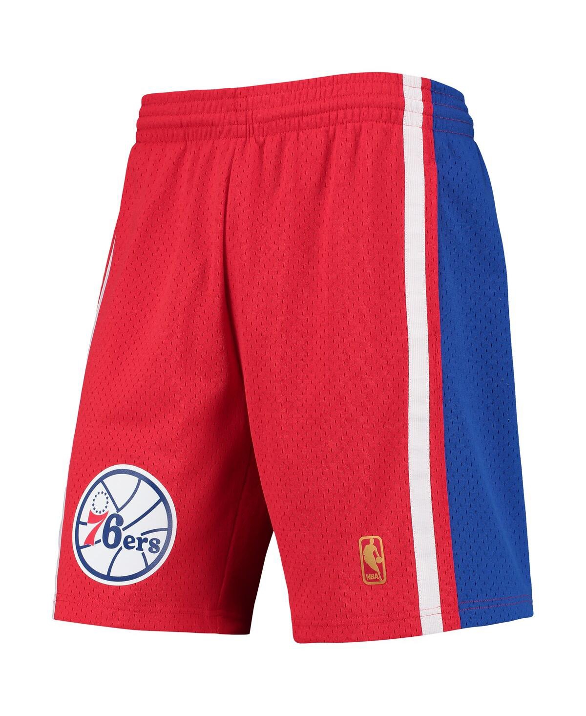 Mitchell & Ness Men's  Red Philadelphia 76ers 1996-97 Hardwood Classics Swingman Shorts In Red