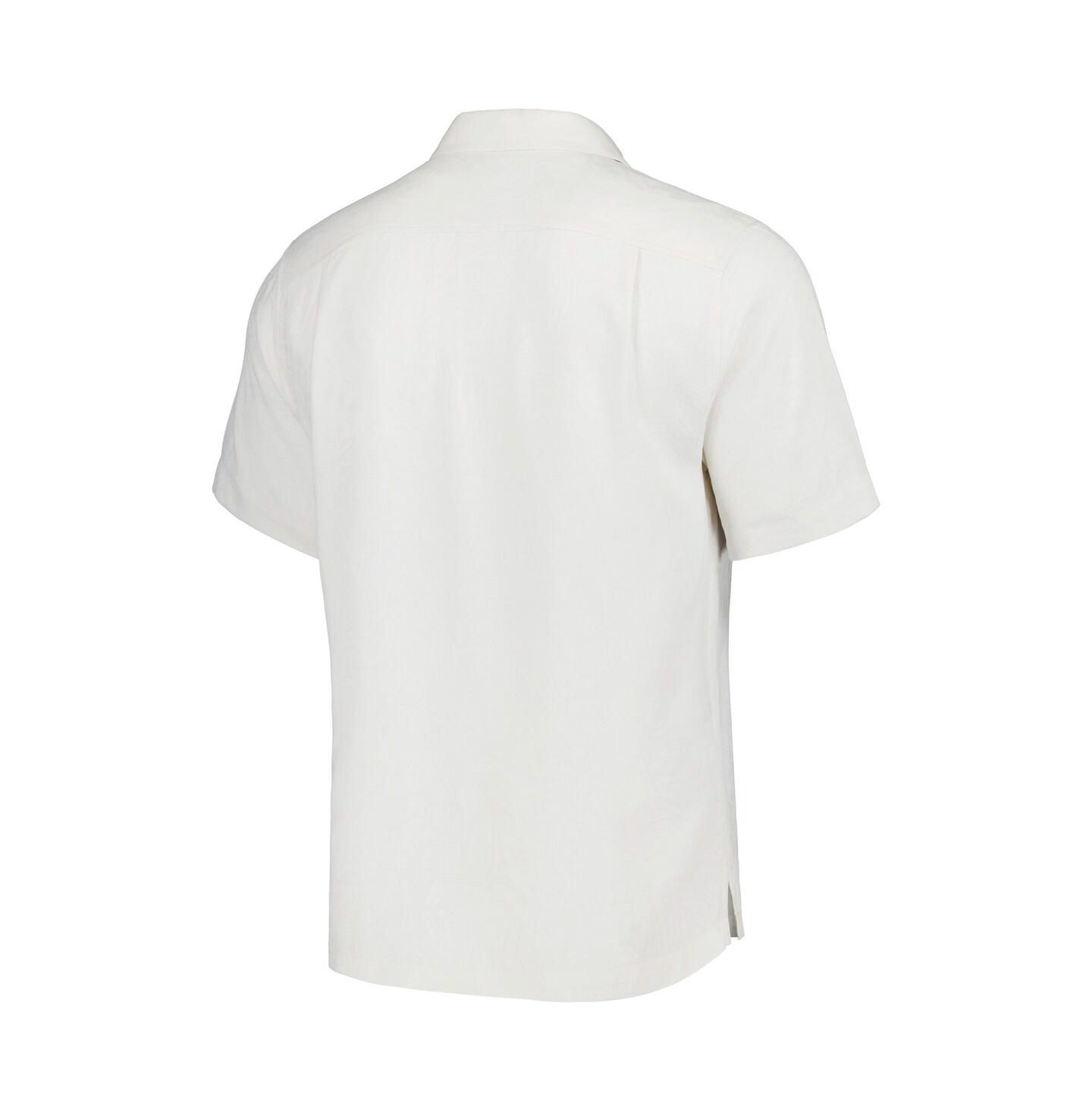 Мужская рубашка Tommy Bahama White Chicago Cubs Sport Tropic Isles Camp Button-Up — фото 2