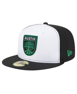 Men's White, Black Austin FC 2024 Kick Off Collection 59FIFTY Fitted Hat