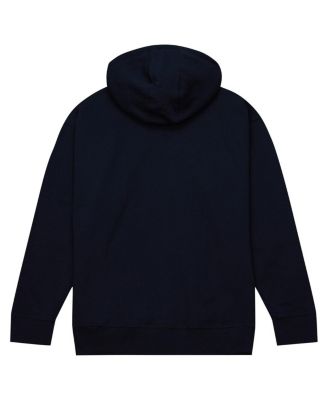 Men's x Tats Cru Navy New Jersey Nets Hardwood Classics Brick Pullover Hoodie