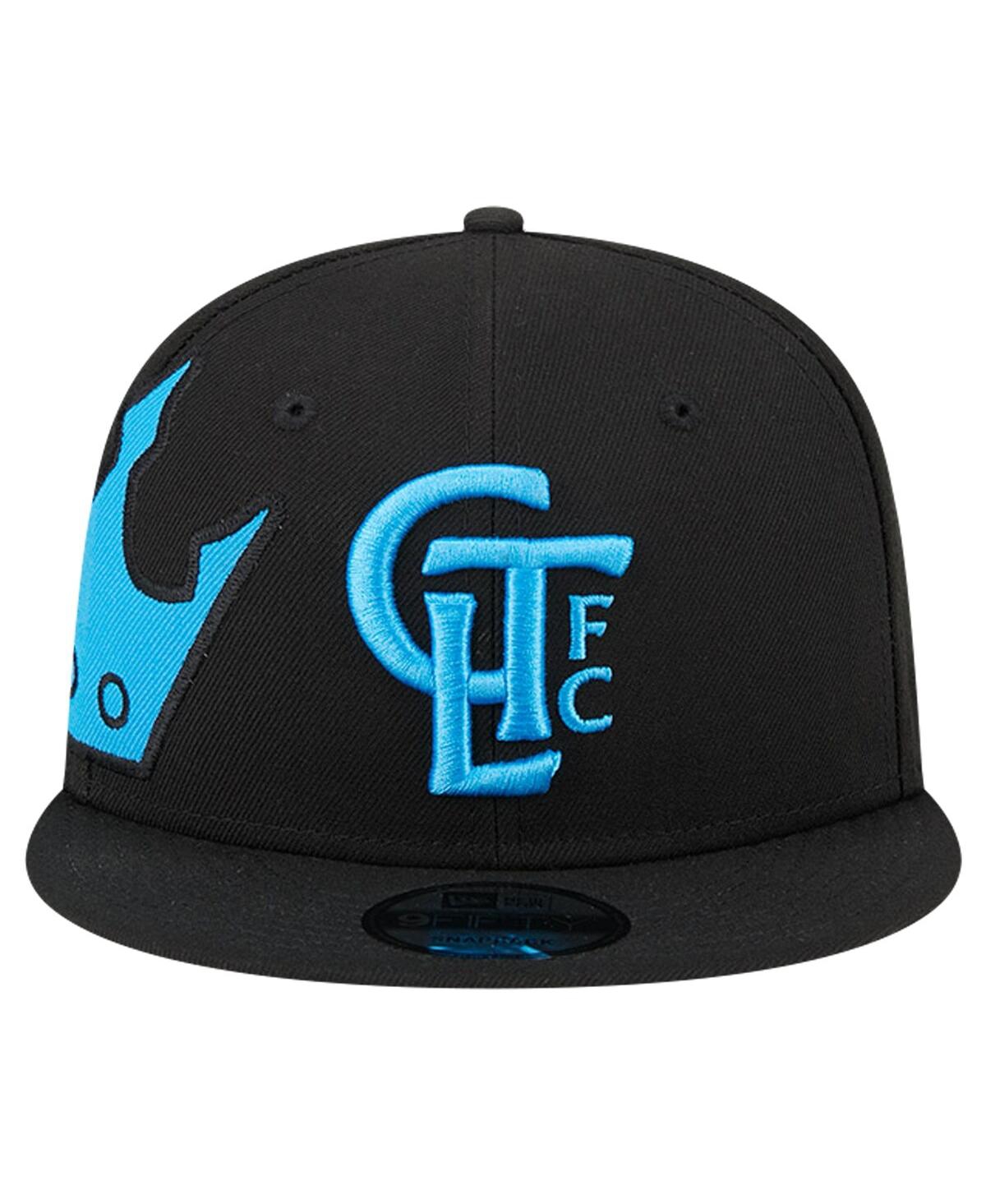 Men's New EraCharlotte Fc Jumbo 9FIFTY Snapback Hat - Black