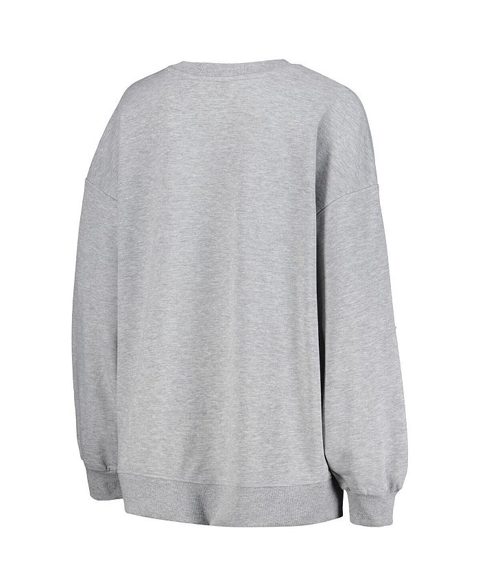 DKNY Women's Heather Charcoal Kansas City Chiefs Penelope Pullover