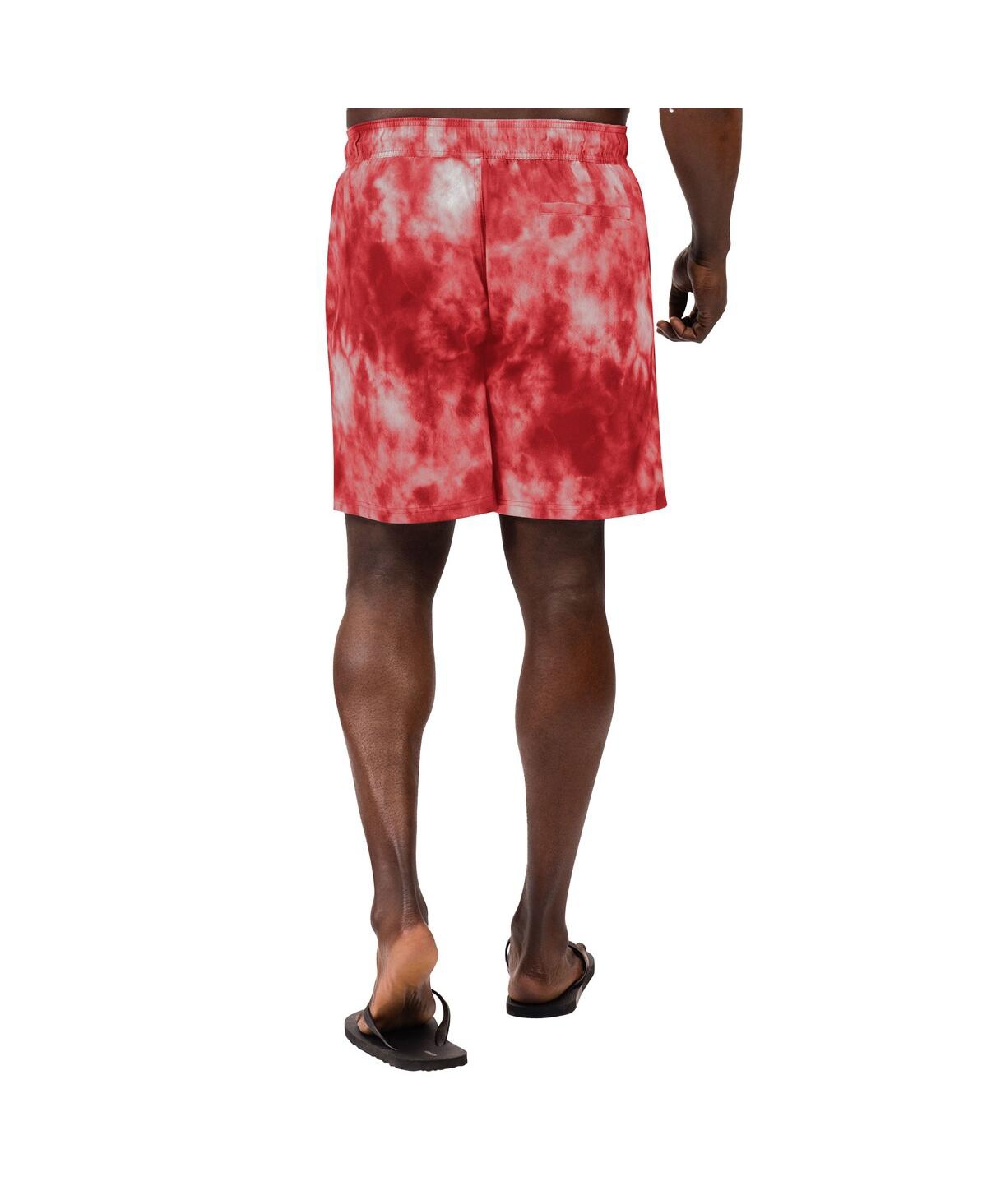 Shop G-iii Sports By Carl Banks Men's  Red Kansas City Chiefs Change Up Volley Swim Trunks