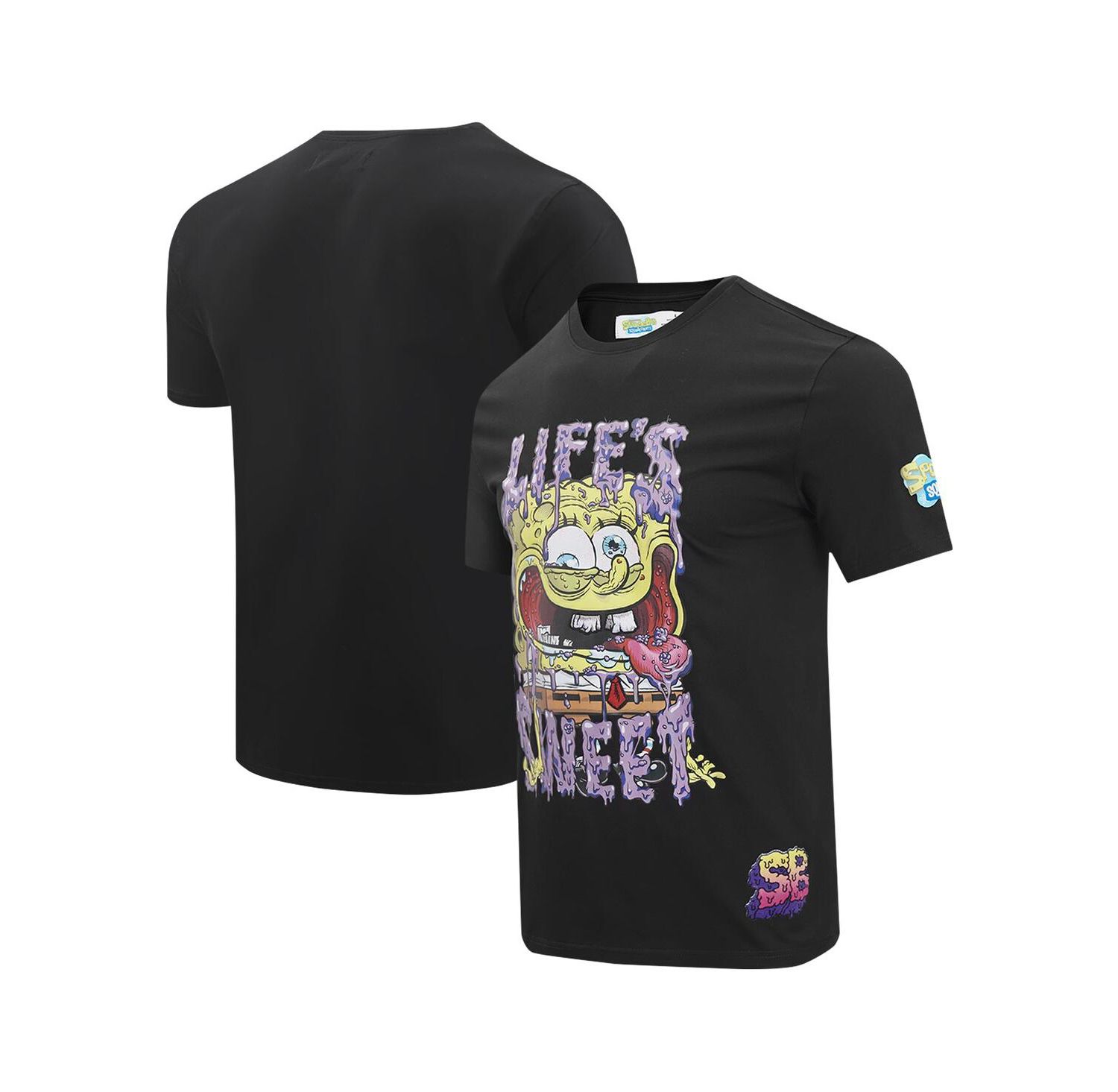 Men's Black SpongeBob SquarePants Life's Sweet T-shirt