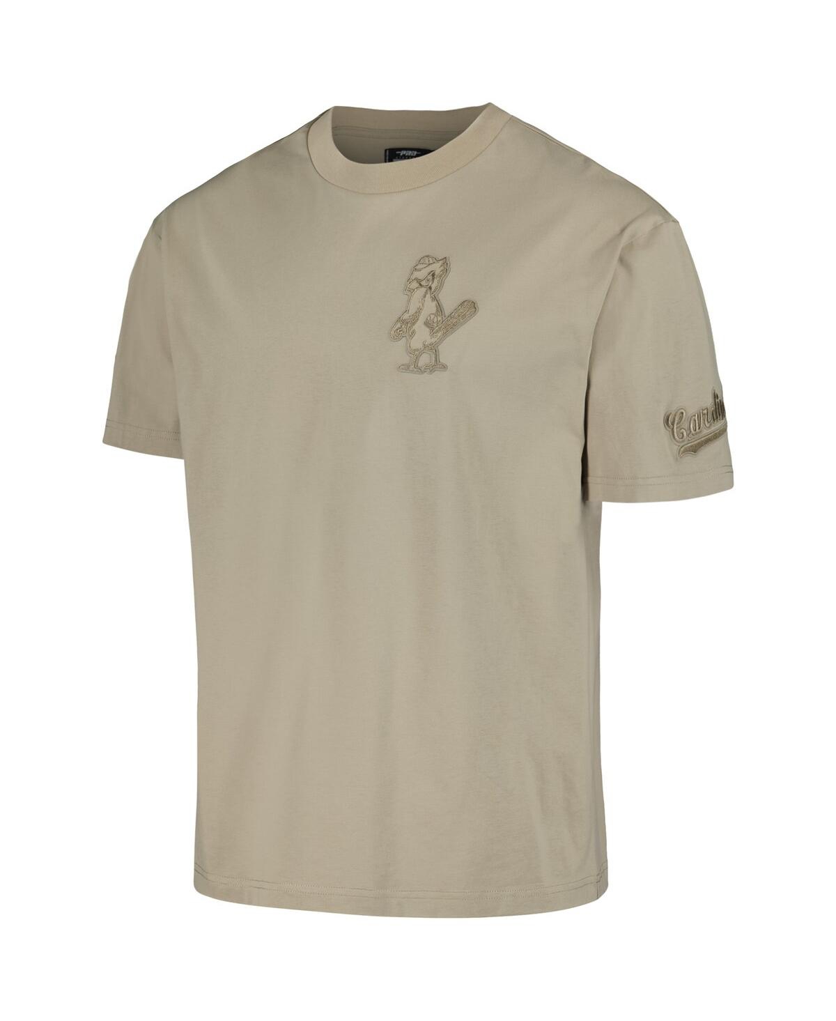 Shop Pro Standard Men's  Tan St. Louis Cardinals Neutral Drop Shoulder T-shirt