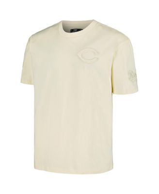 Men's Cream Cincinnati Reds Neutral CJ Dropped Shoulders T-shirt