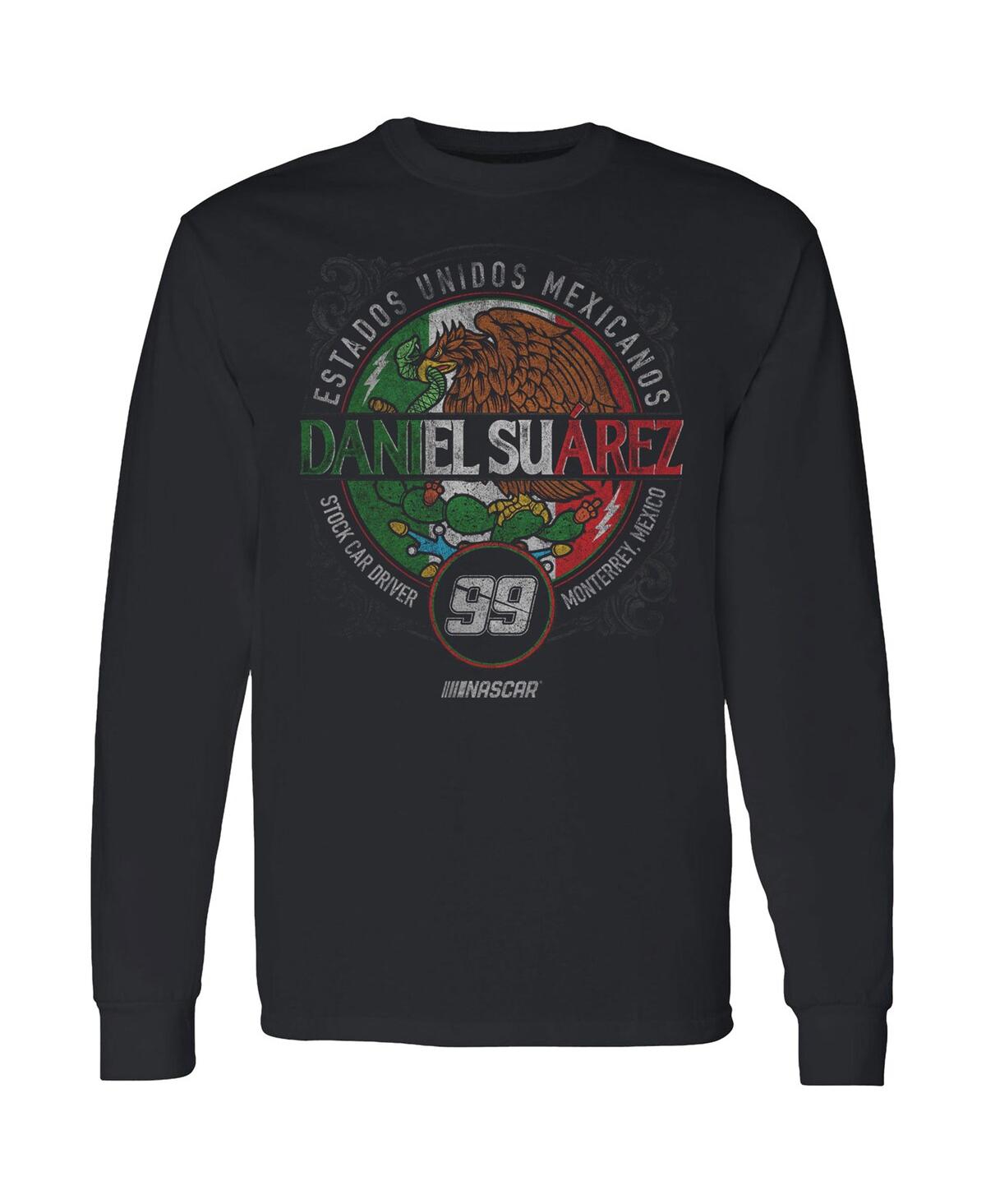 Shop Trackhouse Racing Team Collection Men's  Black Daniel Suarez Pancho Long Sleeve T-shirt