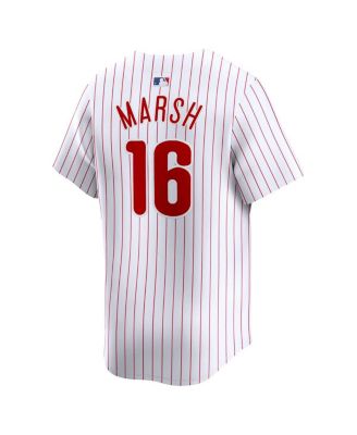 Men's Brandon Marsh White Philadelphia Phillies Home limited Player Jersey