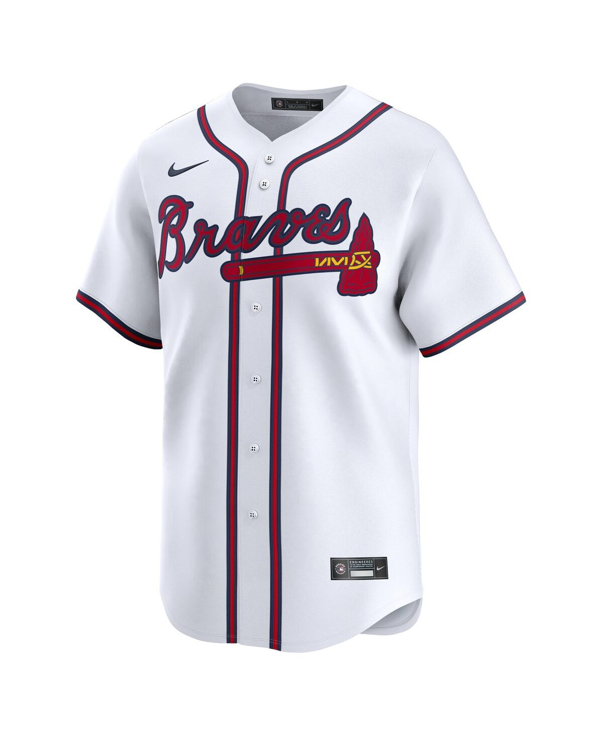 Men's Nike Chipper JonesAtlanta Braves Home limited Player Jersey - White