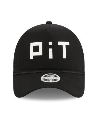 Women's Black Pittsburgh Steelers McGee Trucker 9FORTY Adjustable Hat