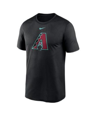 Men's Black Arizona Diamondbacks Legend Fuse Large Logo Performance T-shirt