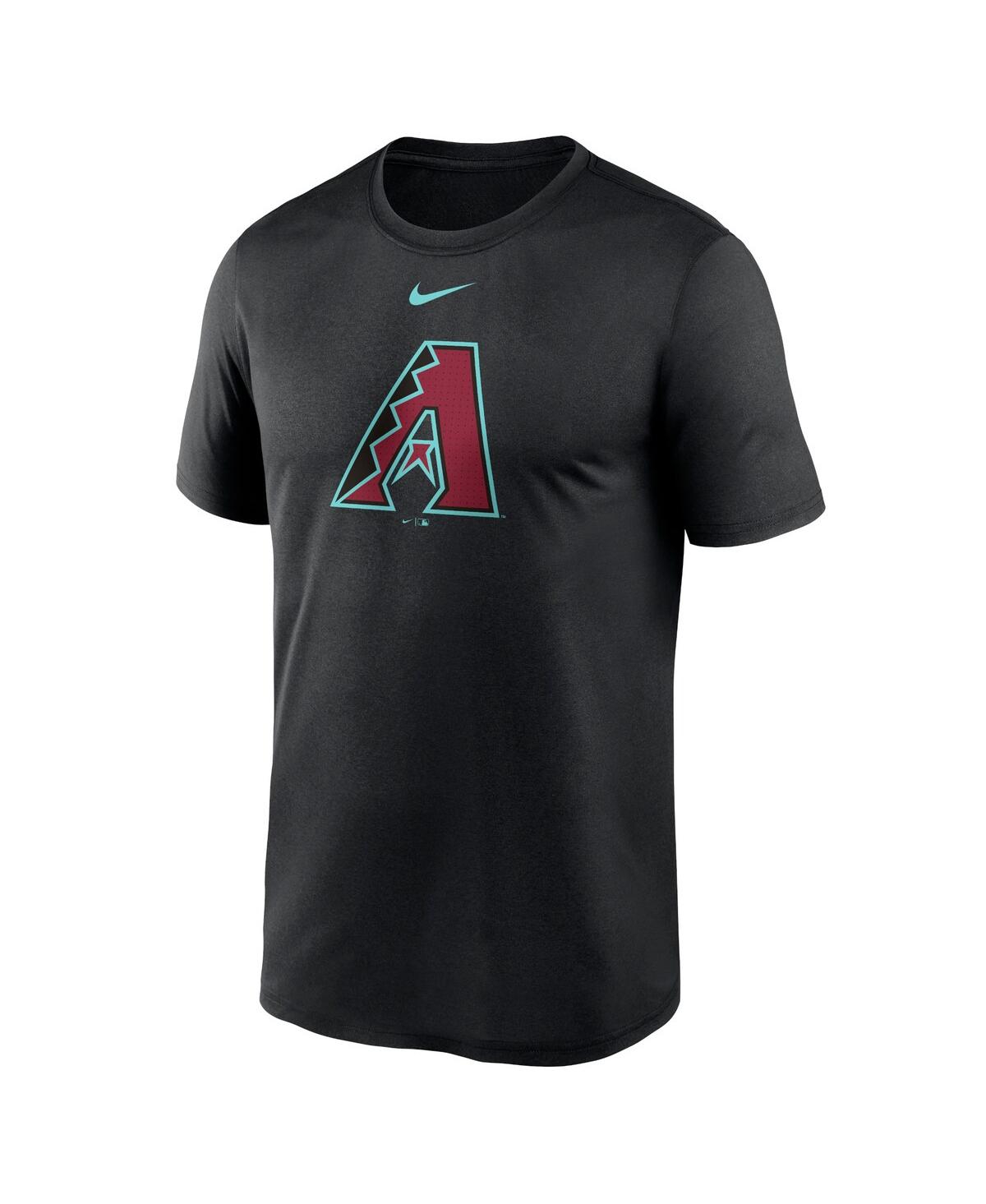 Nike Black Arizona Diamondbacks Legend Fuse Large Logo Performance T-shirt In Black