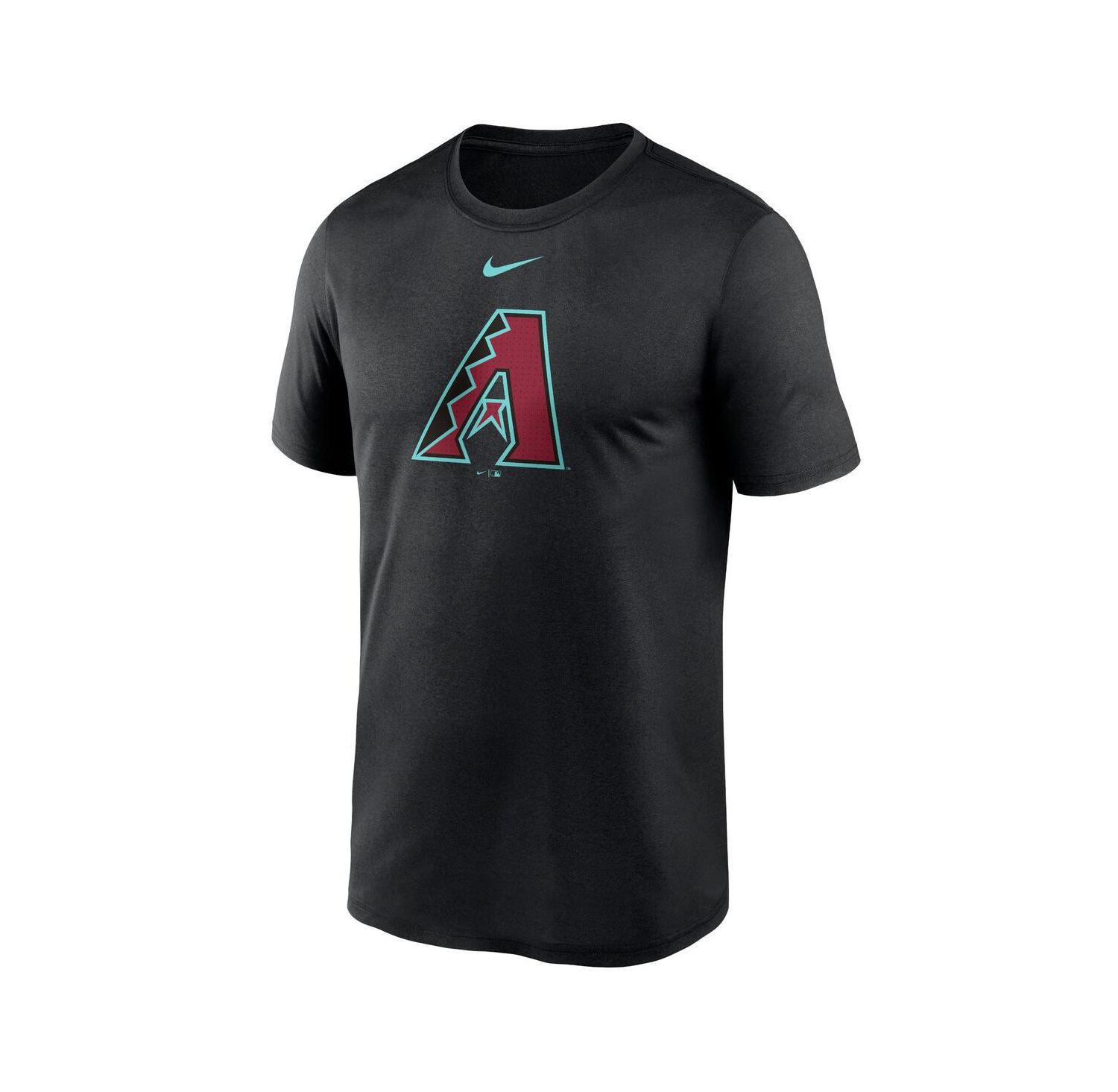 Men's Black Arizona Diamondbacks Legend Fuse Large Logo Performance T-shirt