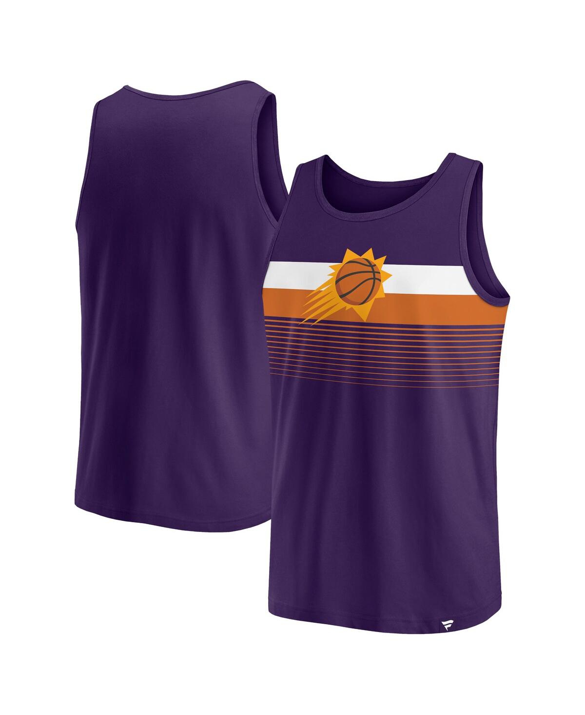 Shop Fanatics Men's  Purple Phoenix Suns Wild Game Tank Top