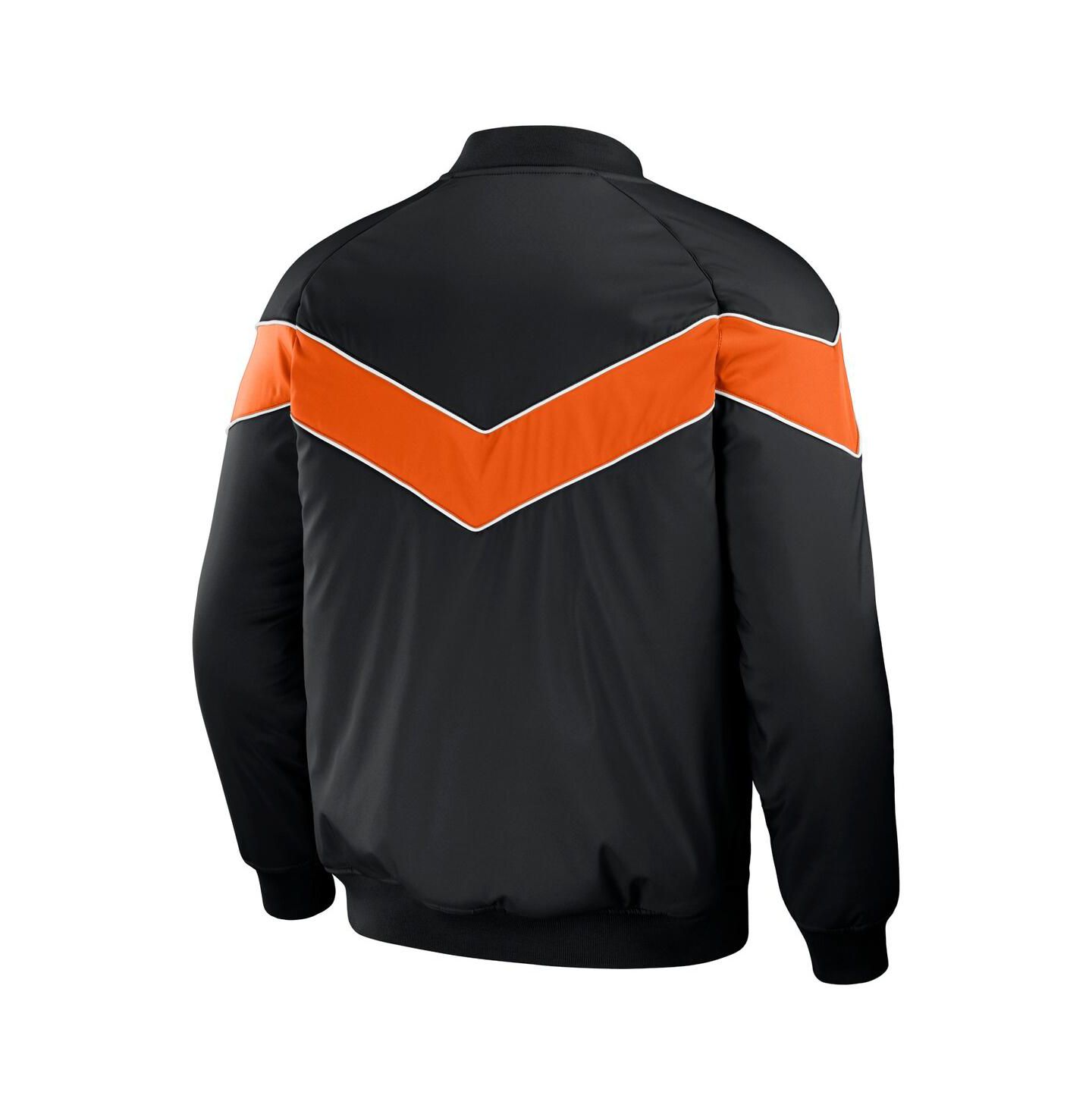 Мужская куртка Fanatics Darius Rucker Collection by Black Baltimore Orioles Baseball Raglan Full-Snap — фото 2