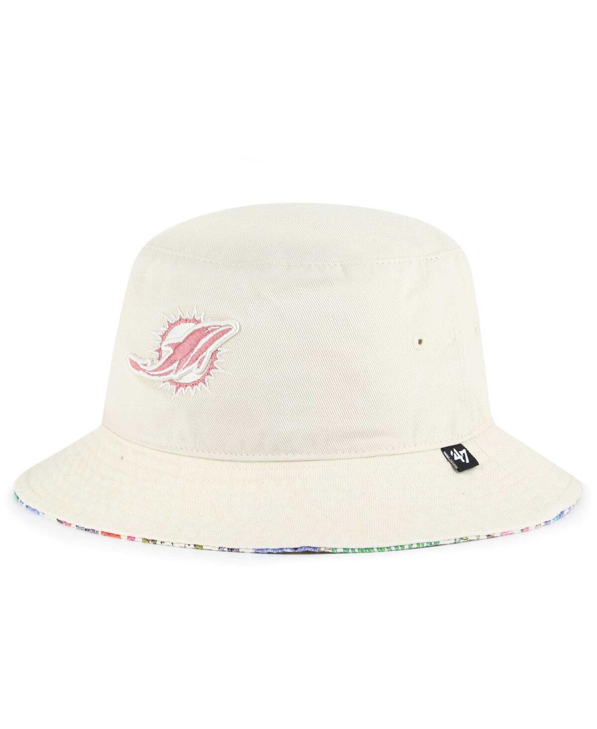 47 Brand Women's ' Natural Miami Dolphins Pollinator Bucket Hat