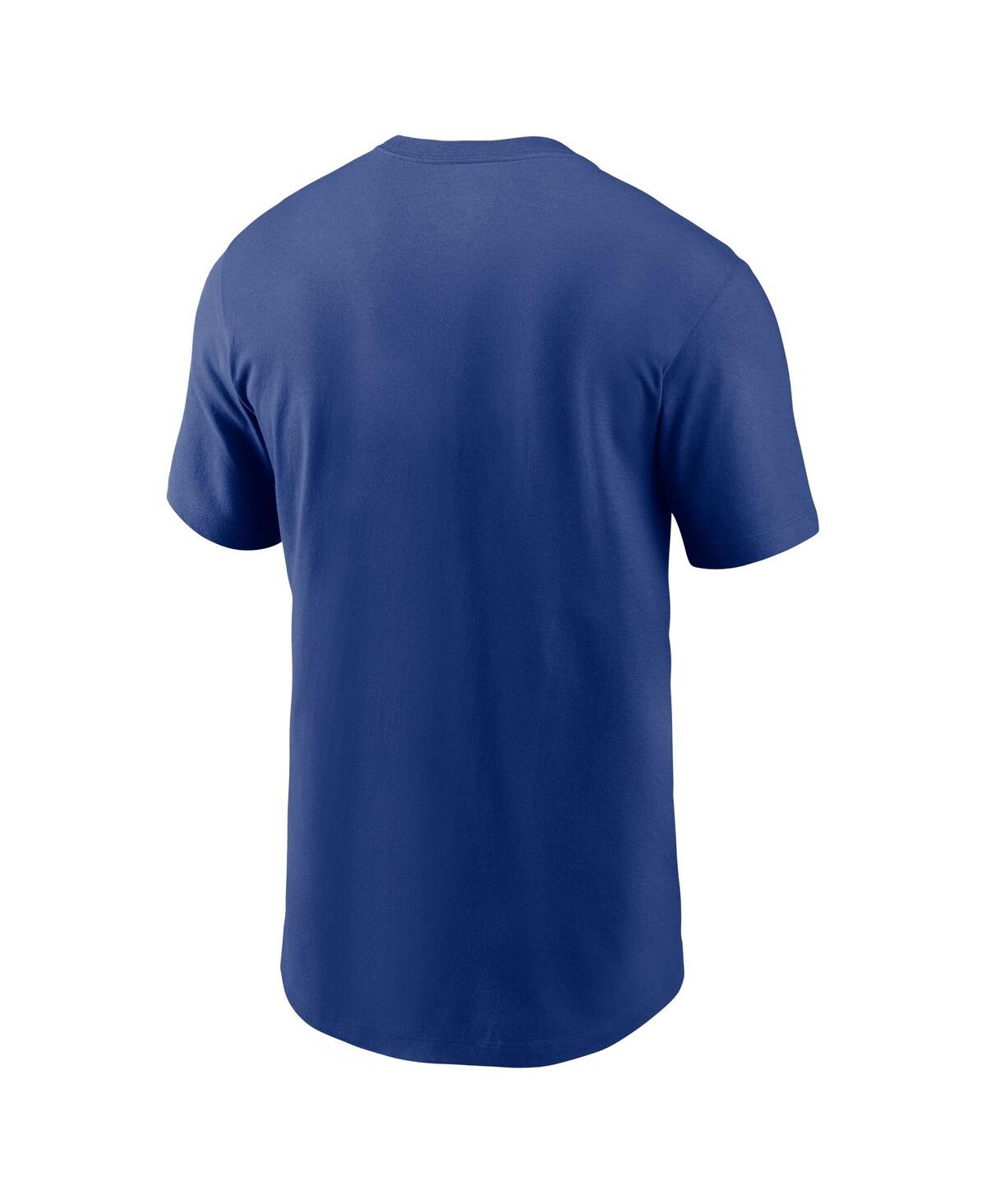 Shop Nike Men's  Royal Toronto Blue Jays Fuse Wordmark T-shirt