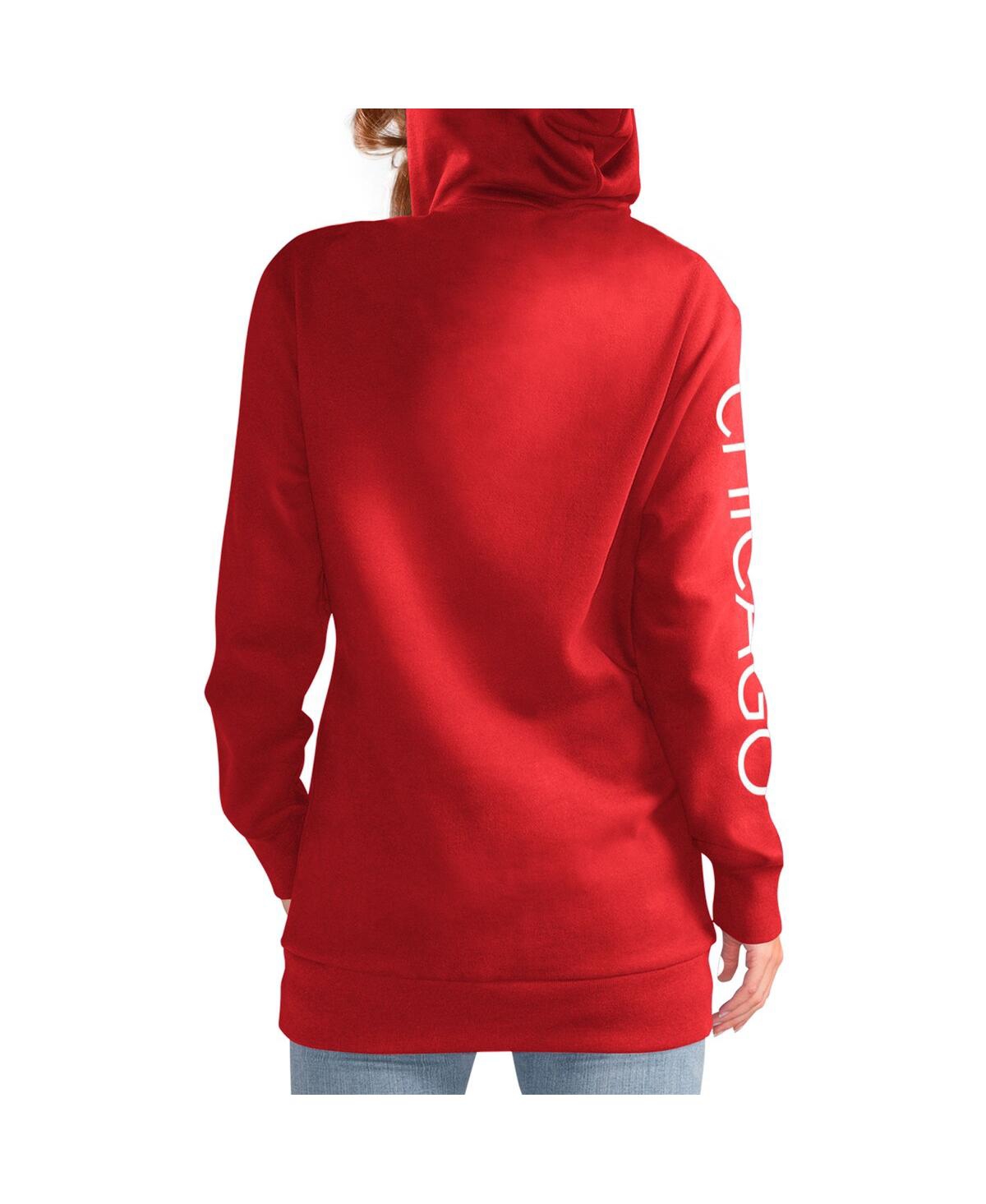 G-iii 4her By Carl Banks Women's  Red Chicago Blackhawks Overtime Pullover Hoodie In Red