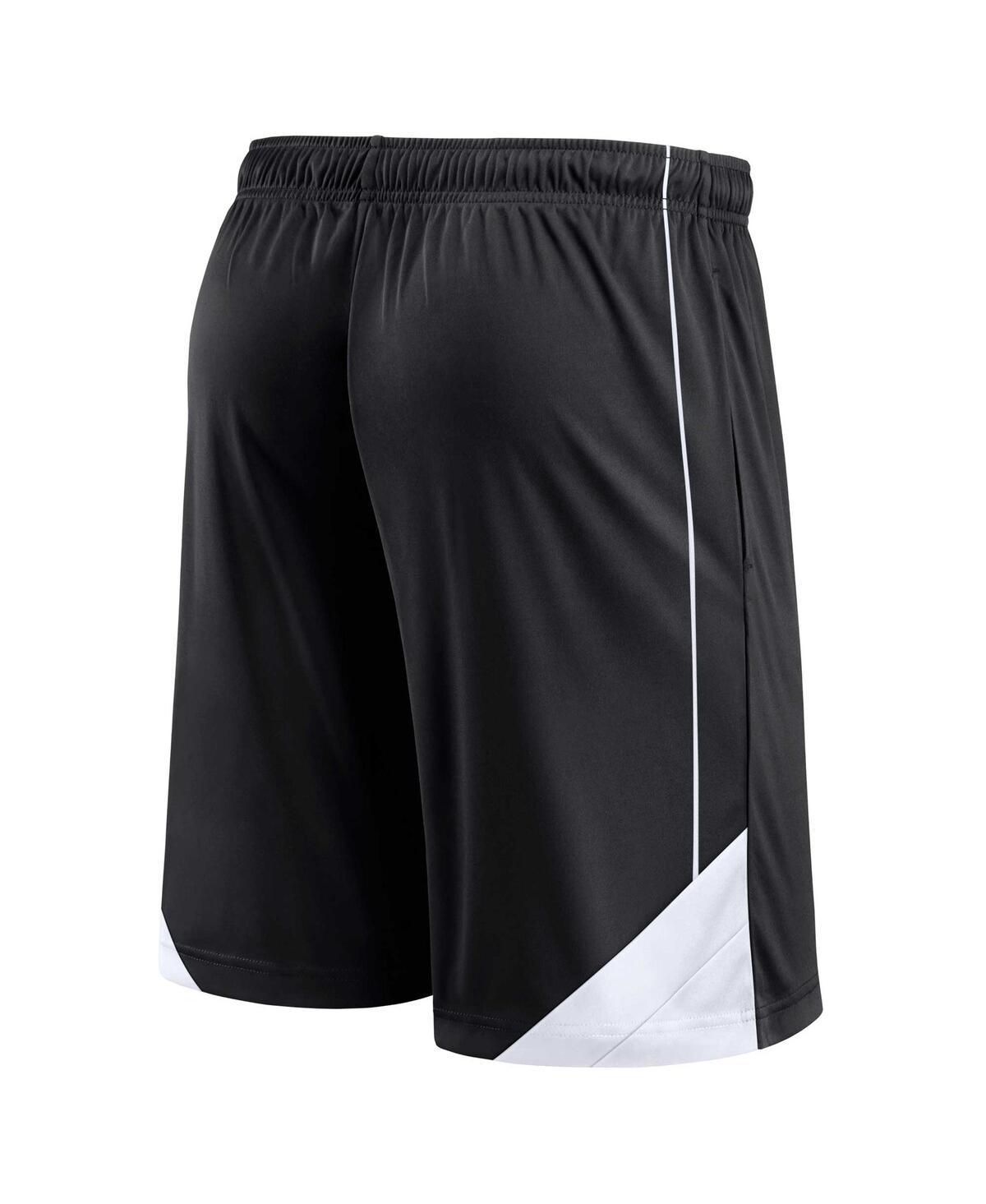 Shop Fanatics Men's  Black Brooklyn Nets Slice Shorts