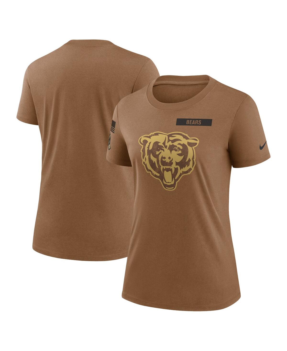 Women's Nike Brown Chicago Bears 2023 Salute to Service Legend Performance T-shirt - Brown