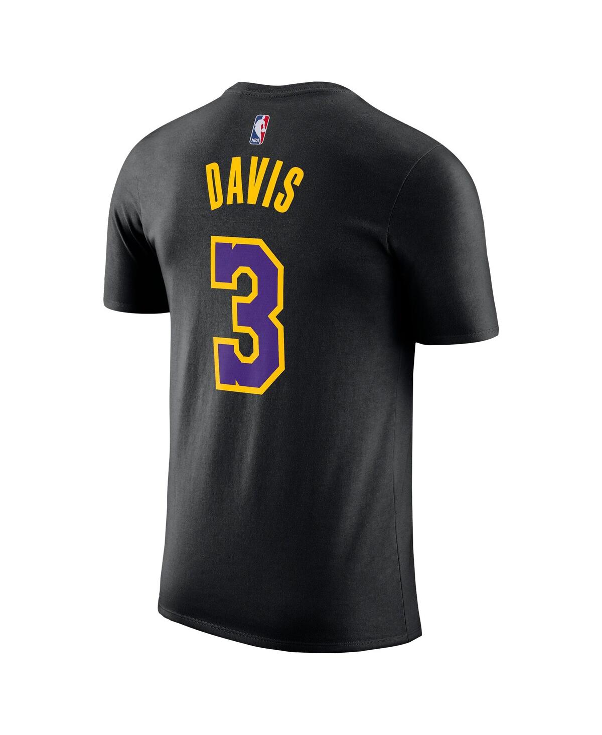 Shop Nike Men's  Black Los Angeles Lakers 2023/24 City Edition Name And Number T-shirt