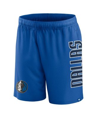 Men's Blue Dallas Mavericks Post Up Mesh Shorts