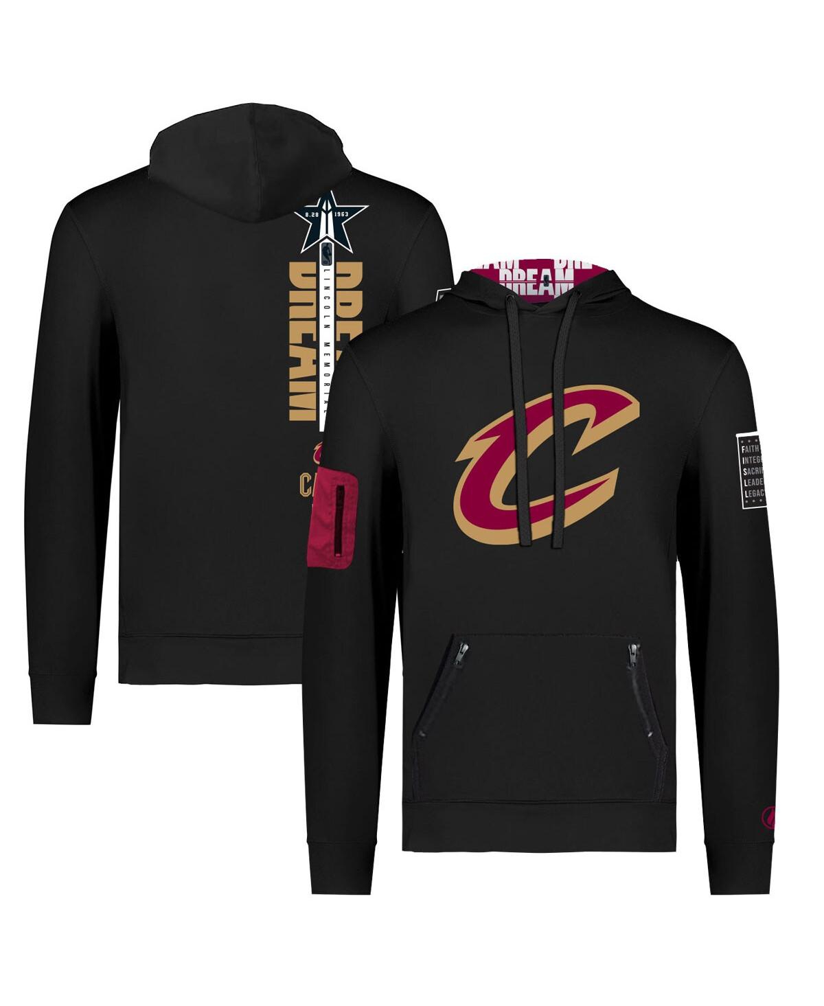 Men's and Women's Fisll x Black History Collection Black Cleveland Cavaliers Pullover Hoodie - Black