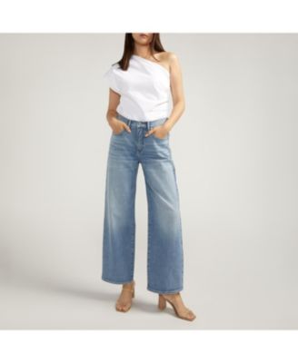 The Slouchy Straight Mid Rise Jeans